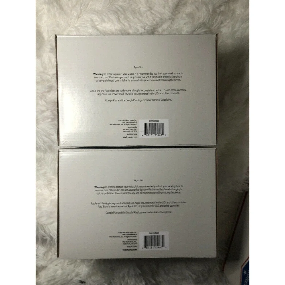 2 Virtual Reality Smartphone Headsets for Samsung, iPhone & others up to 6